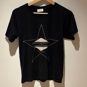 Saint Laurent Paris Palladium Graphic Tee XS - Laundry optional - As Is